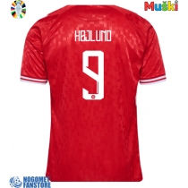 Danska Rasmus Hojlund #9 Domaci Dres EP 2024 Kratak Rukav